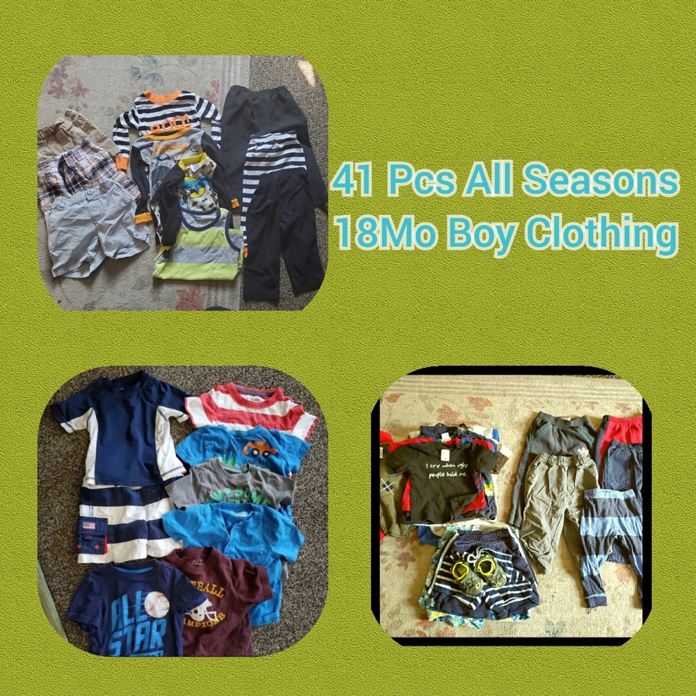 ●41Pcs 18Mo Boy Clothing Lot●